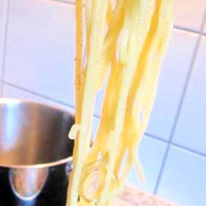 裏技★スパゲティを一瞬で中華麺にする方法 